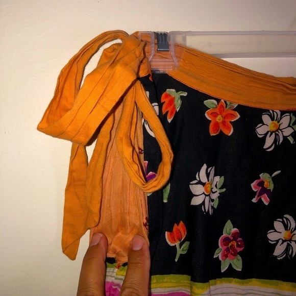 Jasmine KC Floral Beaded Full Skirt Made in India Size Small - Picture 12 of 13